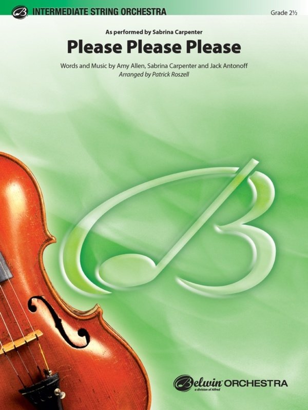 Please Please Please for String Orchestra So2.5 Sc/pts