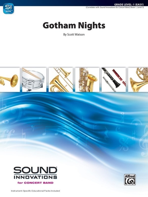 Gotham Nights for Concert Band Cb1 Sc/pts