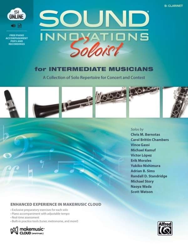 Sound Innovations Soloist Intermediate Clarinet Bk/olm
