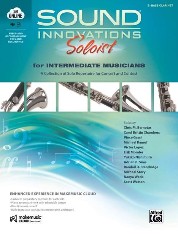 Sound Innovations Soloist Intermediate Bass Clarinet Bk/olm