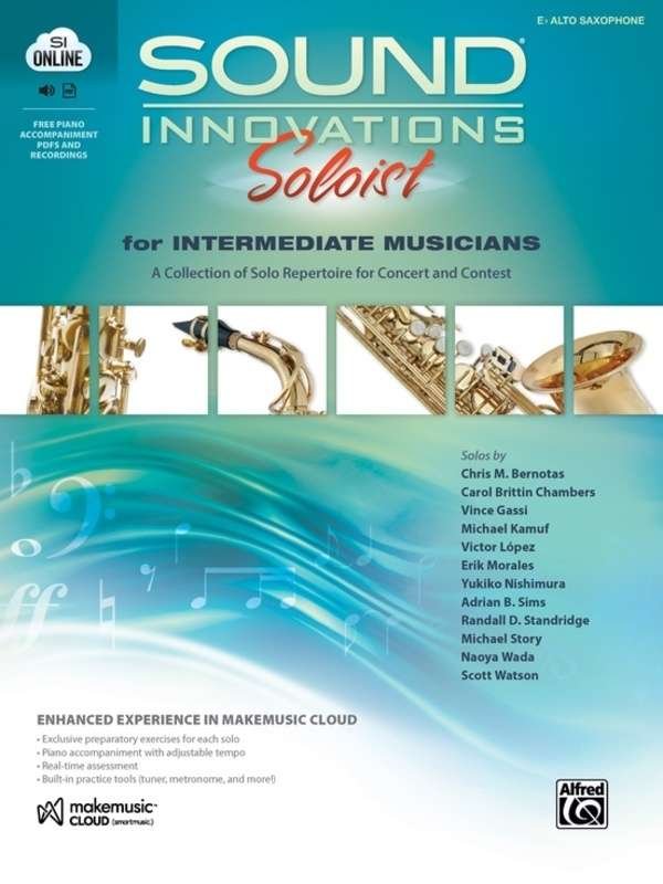 Sound Innovations Soloist Intermediate Alto Sax Bk/olm