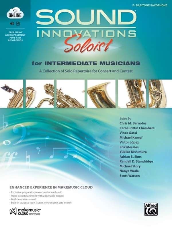 Sound Innovations Soloist Intermediate Baritone Sax Bk/olm