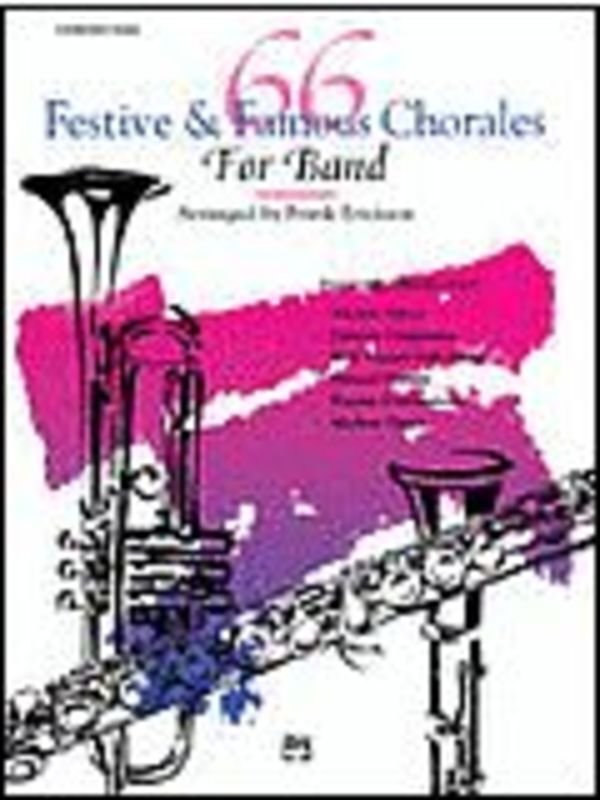 66 Festive & Famous Chorales for Band Conductors Score