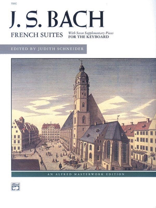 Bach - French Suites for Piano Comb Bound