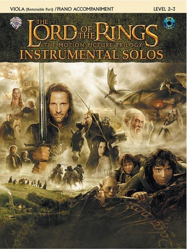 The Lord of the Rings Instrumental Solos for Viola Bk/ola