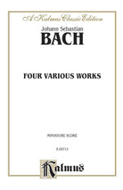 Bach - 4 Various Works Miniature Score