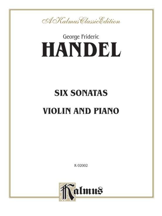 Handel - 6 Sonatas for Violin/piano