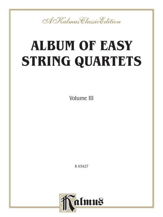 Album of Easy String Quartets Vol 3