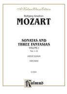 Mozart - Sonatas and 3 Fantasias Vol 1 Nos 1-10 Urtext
