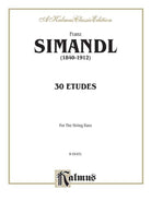 Simandl - 30 Etudes Fordouble Bass
