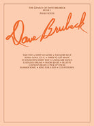 THE GENIUS OF DAVE BRUBECK BK 1 PIANO SOLOS