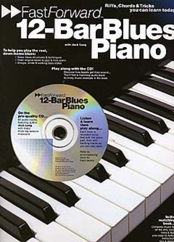 Fast Forward 12 Bar Blues Piano Bk/cd