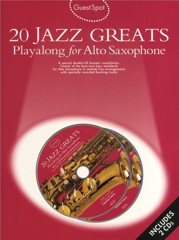 Guest Spot 20 Jazz Greats Alto Sax Bk/cd