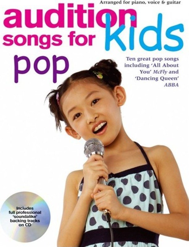 Audition Songs Kids Pop Bk/cd