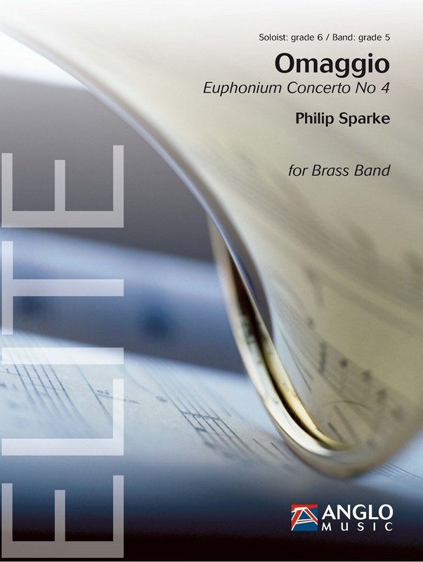 Omaggio Euphonium Concerto No 4 Brass Band Bb5 Sc/pts
