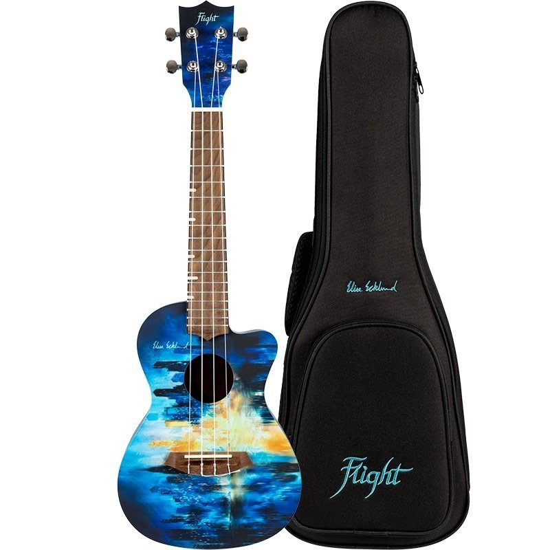 Flight Auc City Elise Ecklund Signature Concert Ukulele