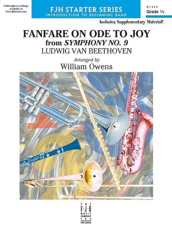 Fanfare on Ode to Joy Cb0.5 Sc/pts Arr Owens
