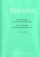 Telemann - 12 Fantasies for Violin Solo