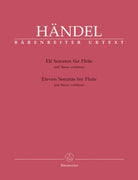 HANDEL - 11 FLUTE SONATAS COMPLETE FLUTE/PIANO