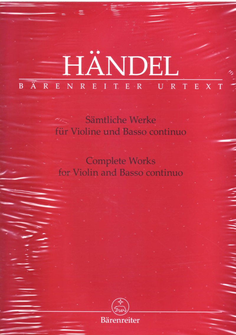 Handel - Complete Works for Violin/basso Continuo