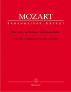 Mozart - 10 Celebrated String Quartets Set of Parts