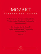 6 Sonatas K 10 to 15 Fl(vln)/vc/pno
