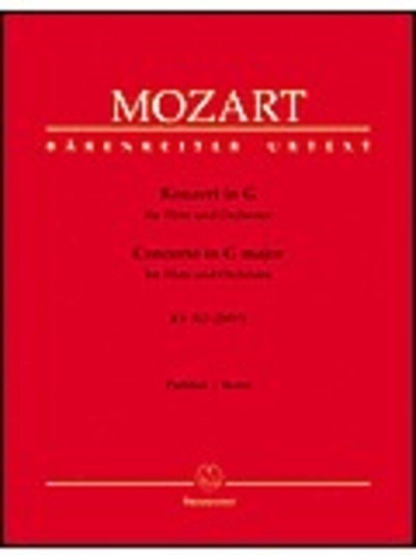 Mozart - Concerto No 1 G K 313 Flute/piano Urtext