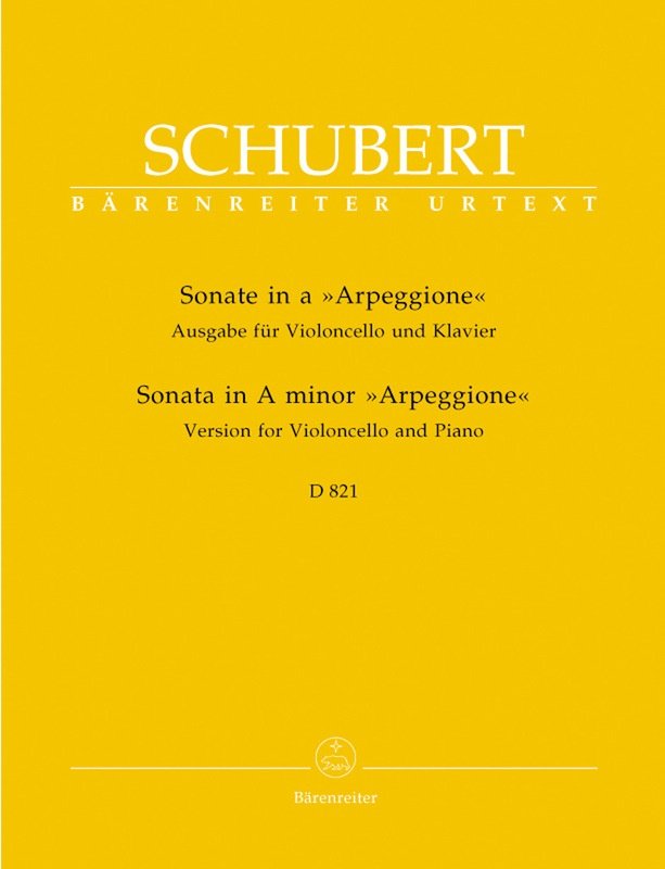 Schubert - Sonata a Minor D 821 Arpeggione for Cello/piano