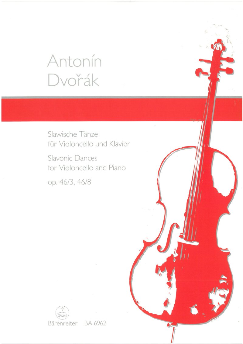 Slavonic Dances Op 46 No 3 & Op 46 No 8 Cello/piano