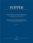 Popper - High School of Cello Playing 40 Etudes Op 73