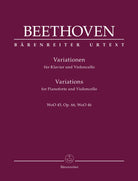 Beethoven - Variations Complete for Cello/piano