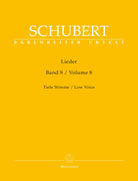Schubert - Lieder Vol 8 Low Voice