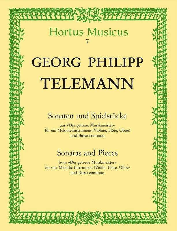 Telemann - Sonatas and Pieces Violin or Flute or Oboe/piano