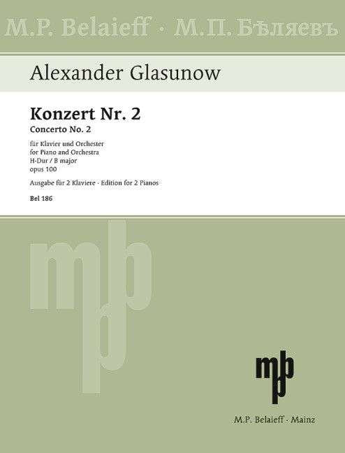 Glazunov - Concerto No 2 B Major Op 100 2p4h