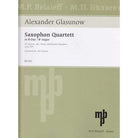 Glazunov - Sax Quartet Op 109 Satb Set of Parts