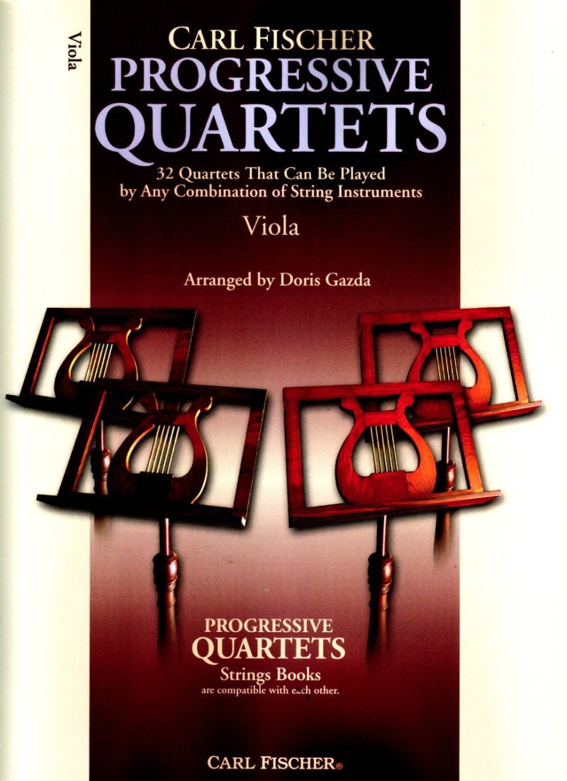 Progressive Quartets for Strings Viola