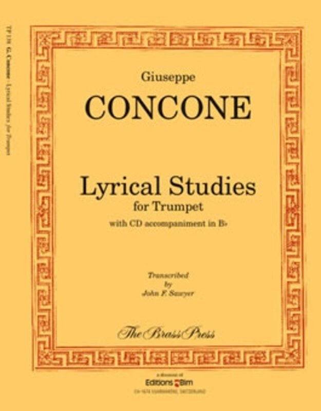Concone - Lyrical Studies for Trumpet Bk/cd