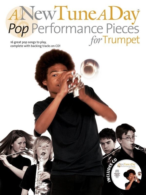 A New Tune a Day Pop Performance Pieces Trumpet Bk/cd