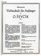 Sevcik Violin Studies Op 6 Pt 3