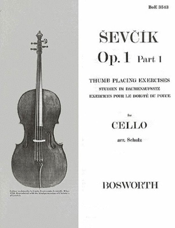 Sevcik Cello Studies Op 1 Pt 1