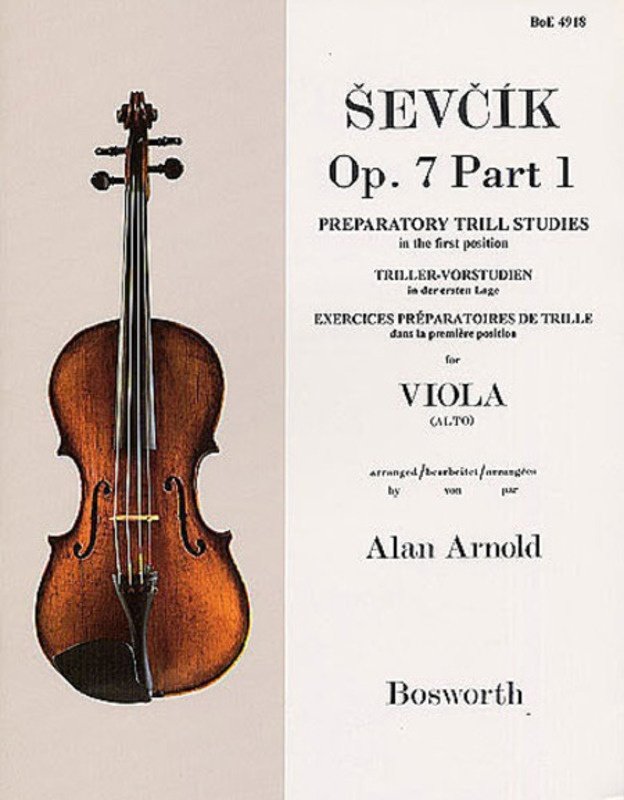 Sevcik Viola Studies Op 7 Pt 1 Preparatory Trill