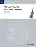 Mussorgsky - Air De Boris Godounov No 21 for Violin/piano