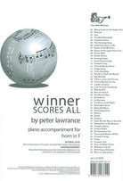 Winner Scores All for F Horn Piano Accomp