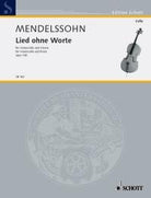 Mendelssohn - Song Without Words Op 109 Cello/piano