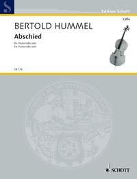 Hummel - Abschied for Cello Solo