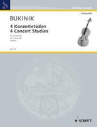 Bukinik - 4 Concert Studies for Cello