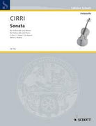 Cirri - Sonata No 1 C Major for Cello/basso Continuo