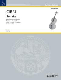 Cirri - Sonata No 1 C Major for Cello/basso Continuo