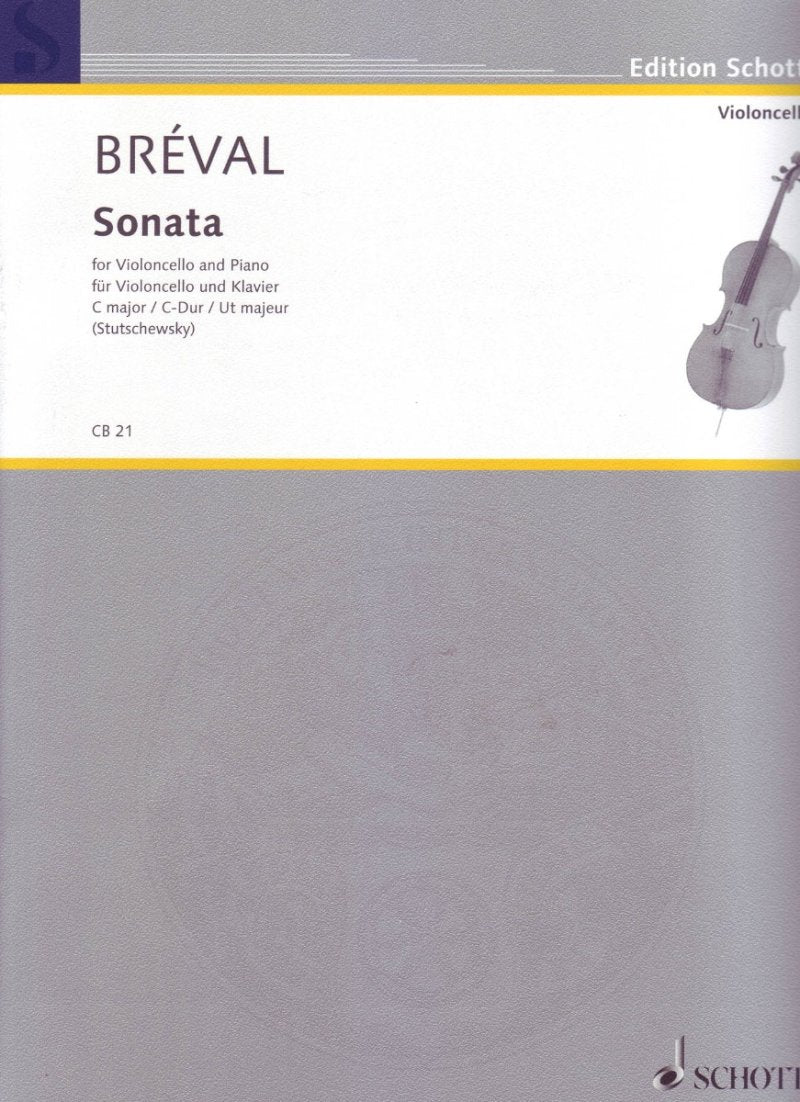 Breval - Sonata in C From Op 40 Cello/piano