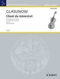 Glazunov - Chant Du Menestrel Op 71 Cello/piano